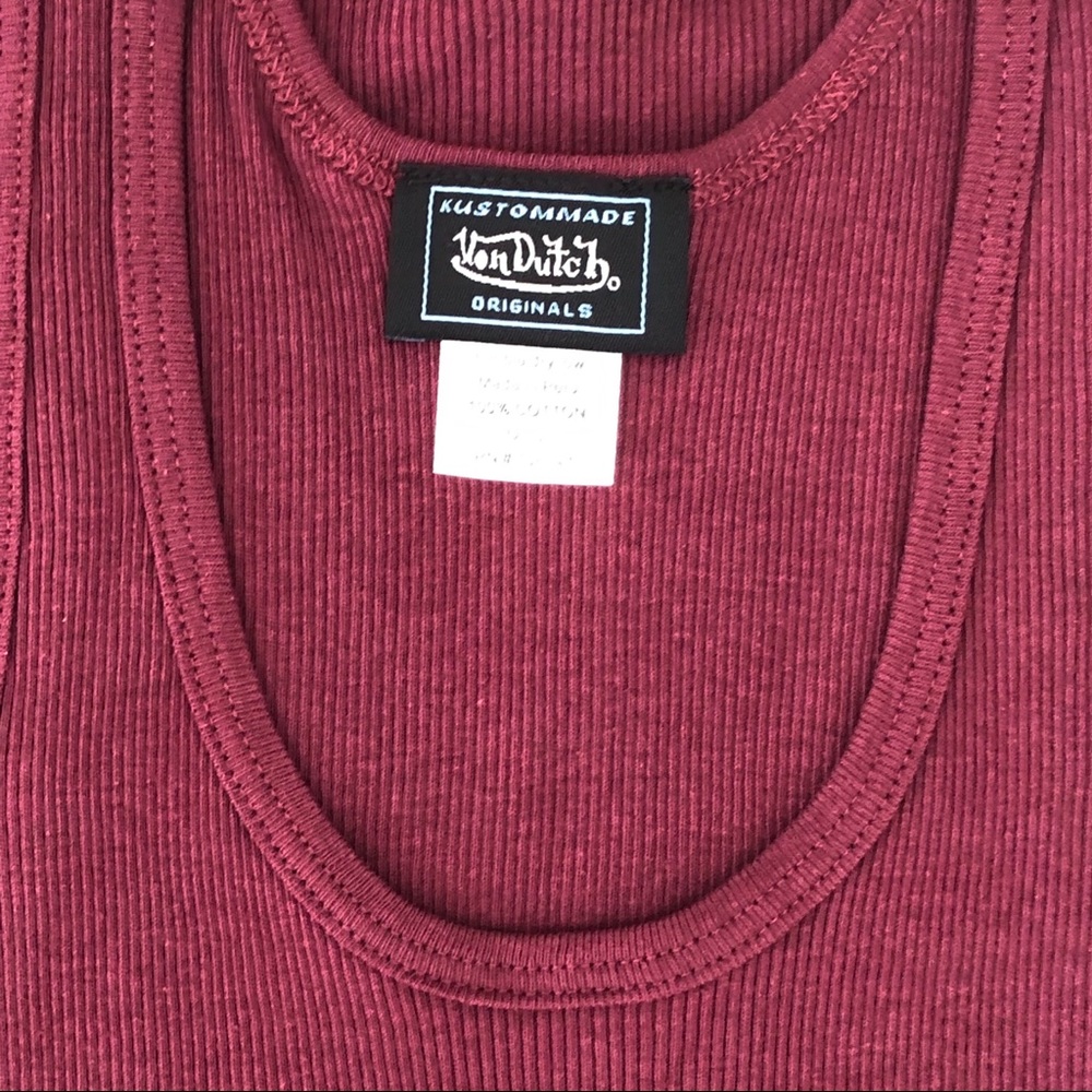 NWT Von Dutch ribbed tank. - Picture 4 of 4